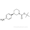 3- (4-aMinophényl) pipéridine-1-carboxylate de (R) -tertyle CAS 1263284-59-8